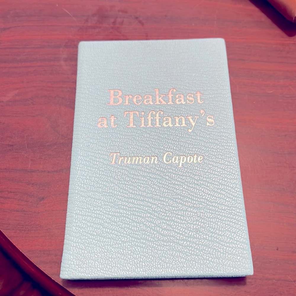 Tiffany & Co Breakfast at Tiffany’s leather book